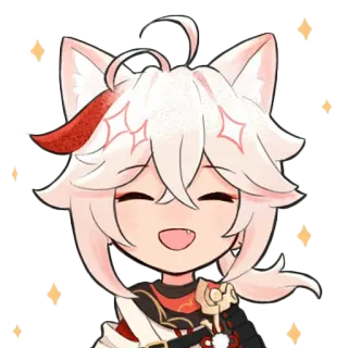 ๐ 58fad52f Kaedehara Kazuha Genshin Impact anime, game, genshin impact, kazuha, cute whatsapp sticker