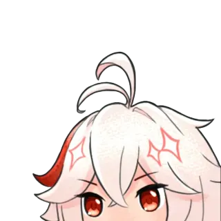 ๐คจ 817700b6 Kaedehara Kazuha Genshin Impact anime, video game, sticker, Kazuha, Genshin Impact whatsapp sticker
