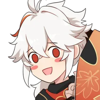 ๐ 9c5e2ff9 Kaedehara Kazuha Genshin Impact anime, genshin impact, kazuha, video game, character, anime character whatsapp sticker