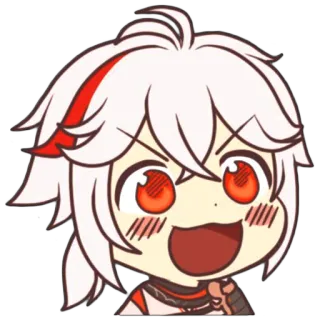๐ a57e50af Kaedehara Kazuha Genshin Impact anime, video game, genshin impact, kazuha, kaedehara kazuha, emoji whatsapp sticker
