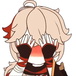 โบ๏ธ b22f60fa Kaedehara Kazuha Genshin Impact anime, video game, kazuha, genshin impact whatsapp sticker