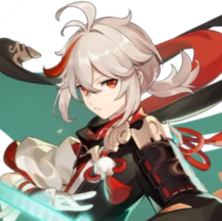 โจ ba97b0c6 Kazuha Genshin Impact anime, video game, character, genshin impact, kazuha whatsapp sticker