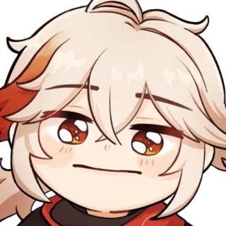 ๐ d8bb82f8 Kaedehara Kazuha Genshin Impact anime, kazuha, genshin impact, video game, character, fanart, sticker whatsapp sticker