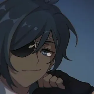 😏 801de7c6 Kaeya Genshin Impact Anime, Genshin Impact, Kaeya, Trò chơi điện tử, Nhân vật telegram sticker