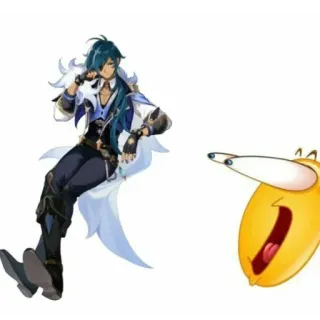 😍 ee7313ff Kaeya Genshin Impact Anime, Trò chơi điện tử, Nhân vật, Genshin Impact telegram sticker