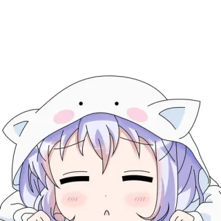 🦋 ef42d690 Anime, Kucing, Gadis, Lucu, Kawaii whatsapp sticker