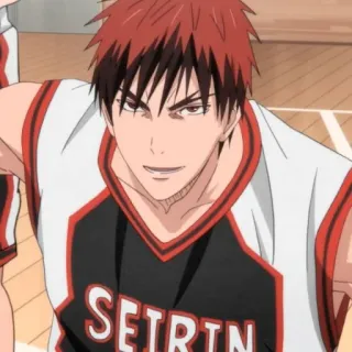🥢 4c0e2341 Kagami Taiga Kuroko's Basketball 动漫, 篮球, 火神, 体育, 诚凛 telegram sticker
