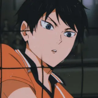 💙 5e964a56 Tobio Kageyama Haikyu!! Anime, Haikyuu, Kageyama, Tobio, Volleyball, Cartoon telegram sticker