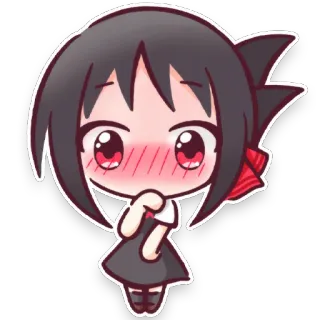 😳 edc25047 Kaguya Shinomiya Kaguya-sama: Love Is War Anime, Kaguya-sama, Love is War, Kaguya, Shinomiya, lindo, Chibi whatsapp sticker