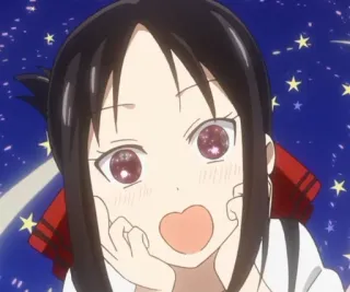 🤩 a4a8ea0f Kaguya Shinomiya Kaguya-sama: Love Is War Anime, Kaguya-sama, Love is War, süß, Shinomiya, Reaktion telegram sticker