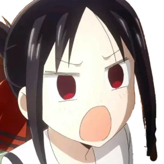 😠 cb20dfef Kaguya Shinomiya Kaguya-sama: Love Is War Anime, Kaguya-sama, Love is War, Kaguya Shinomiya, geschockt, Anime Mädchen, Schock telegram sticker