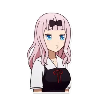 😗 62162d98 Chika Fujiwara Kaguya-sama: Love Is War anime, chika, fujiwara, kaguya-sama, love is war, cute, cartoon, manga telegram sticker