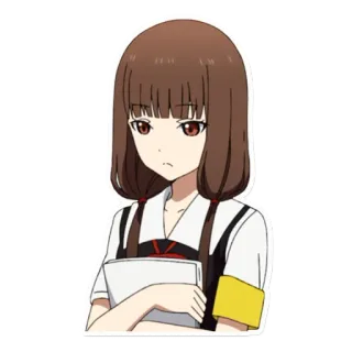 🙁 a246d79a Miko Iino Kaguya-sama: Love Is War anime, manga, character, miko iino, kaguya-sama, love is war telegram sticker