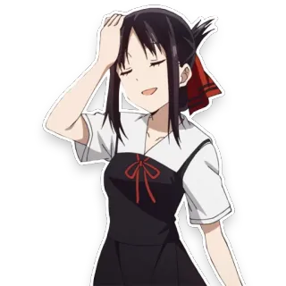 😌 b6763ca2 Kaguya Shinomiya Kaguya-sama: Love Is War anime, manga, kaguya, love is war, cartoon, sticker telegram sticker