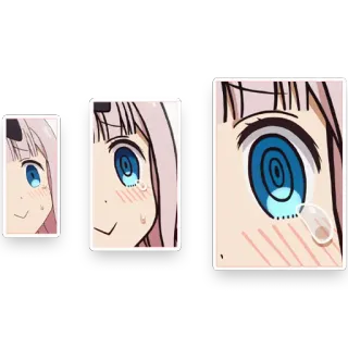Kaguya-sama wa Kokurasetai TV-2 telegram stickers