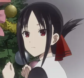 ❤️ 48a918bb Kaguya Shinomiya Kaguya-sama: Love Is War アニメ, 四宮かぐや, かぐや様は告らせたい, クリスマス telegram sticker