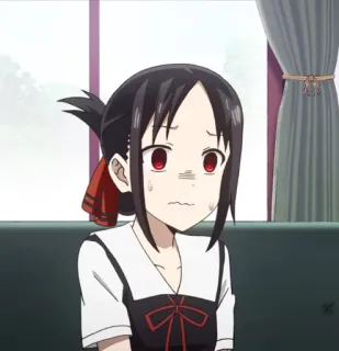 ❤️ 4d6e61b0 Kaguya Shinomiya Kaguya-sama: Love Is War アニメ, かぐや様, かぐや様は告らせたい, ラブコメ, 四宮, 照れ telegram sticker