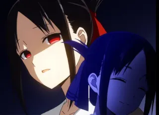 Shinomiya Kaguya By @qewertyy telegram stickers