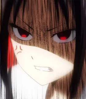 ❤️ bb96f4a1 Kaguya Shinomiya Kaguya-sama: Love Is War アニメ, 怒り, かぐや, 四宮, かぐや様, かぐや様は告らせたい, イライラ telegram sticker