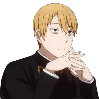 🙄 28e06db7 Yu Ishigami Kaguya-sama: Love Is War Anime, Manga, Yu Ishigami, Kaguya-sama, Love is War, Personaje, Sticker telegram sticker