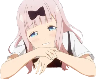 🥰 4f03f887 Chika Fujiwara Kaguya-sama: Love Is War Anime, Manga, Chika Fujiwara, Kaguya-sama, Love is War telegram sticker