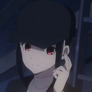 🎭 6d6e60c9 Kaguya Shinomiya Kaguya-sama: Love Is War Anime, Kaguya-sama, Kaguya Shinomiya, Chapéu, Personagem whatsapp sticker