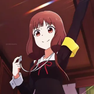 🎭 d07cbc27 Miko Iino Kaguya-sama: Love Is War anime, Miko Iino, Kaguya-sama, Love is War, desenho animado, estudante, fofo whatsapp sticker