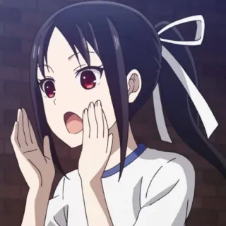 kaguya @stickerspackanime whatsapp stickers