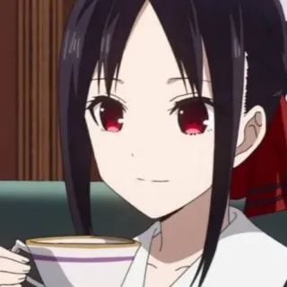 🙂 7d797ad4 Kaguya Shinomiya Kaguya-sama: Love Is War อนิเมะ, ผู้หญิง, คางุยะ様は告らせたい, Love is War, ตัวละคร, คางุยะ ชิโนมิยะ, ชา telegram sticker