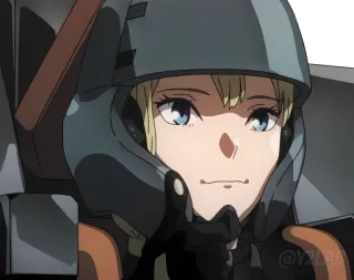 👍 52bf2bfa อนิเมะ, ผู้หญิง, ตัวละคร, หมวกกันน็อก, ยกนิ้วโป้ง telegram sticker