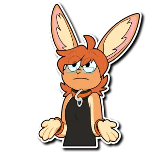 😐 c6b1e9c0 兔子, 卡通, 人物, 插画, 可爱, 搞笑, 动物 telegram sticker