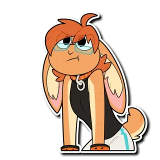 😤 f5bd9561 兔子, 小兔子, 眼镜, 卡通, 宠物 telegram sticker