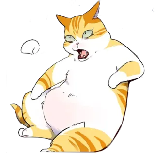 😩 08abe36c kot, zwierzę, naklejka, kreskówka, zwierzak telegram sticker