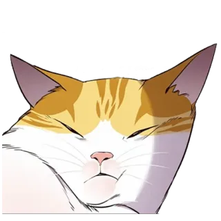 😪 0ef1d1e8 kot, zwierzę, kreskówka, zwierzę domowe, kotek, koci telegram sticker