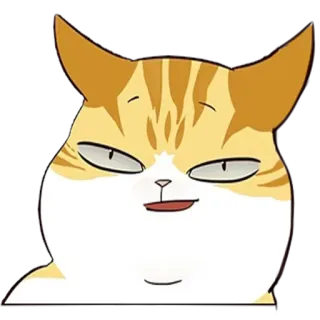 😺 f50b1bf8 kot, zwierzę, kreskówka, naklejka telegram sticker