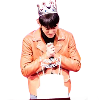 🙏 76de05c7 Happy Birthday 誕生日, ケーキ, 王冠, お祝い, ハッピーバースデー telegram sticker