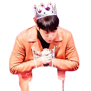 🎂 8e481e54 誕生日, ケーキ, 王冠, お祝い, パーティー telegram sticker