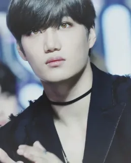 ❄️ 076b82c8 Kai 韩流, 歌手, 表演者, 名人, KAI, EXO telegram sticker