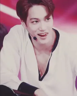 ❄️ e1451474 Kai 韩流, 歌手, 偶像, 名人, 表演者, 男性 telegram sticker