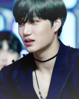 ❄️ f67fefad Kai 金钟仁, K-pop, EXO, 偶像, 歌手, 舞者, 化妆 telegram sticker