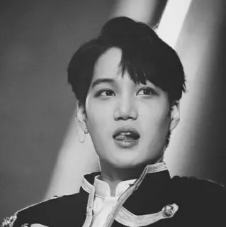 🗝 7635b5f2 肖像, 人物, 男人, exo, kai, kpop whatsapp sticker