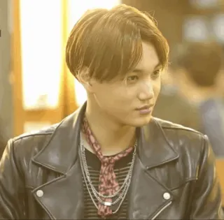 ⚡️ 258919f8 Kai K-pop, chanteur, célébrité, personne, homme whatsapp sticker