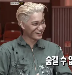 ⚡️ 66950485 숨길 수 없어 kpop, exo, kai, idole, chanteur whatsapp sticker