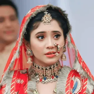 😱 b31c72e6 여자, 신부, 결혼식, 인도, 보석, 전통 의상, 인물 사진 telegram sticker