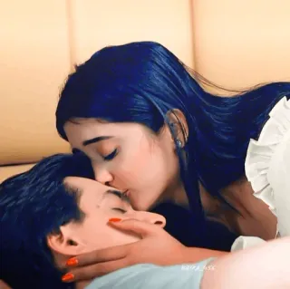 😴 c3a7a3c5 키스, 로맨틱, 애정, 커플, 사랑, 관계 telegram sticker