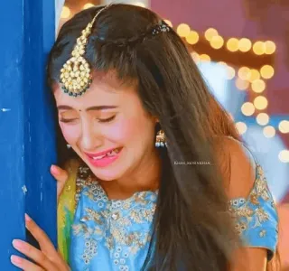 😭 da7e7b04 울음, 슬픈, 여자, 인도, 감정적인 telegram sticker