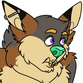 👀 2c771487 兽人, 拟人, 动物, 卡通, 角色, 插画 telegram sticker