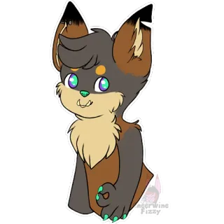 👌 6a6c4de5 DeerWine
Fizzy 兽人, 动物, 角色, 棕色, 可爱 telegram sticker