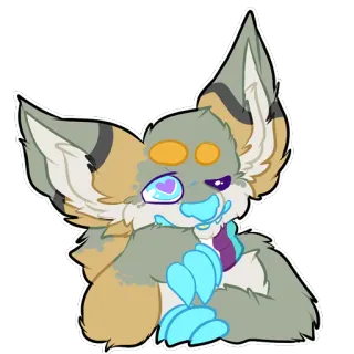 ⛄️ f80ef072 卡通, Q版, 可爱, 角色, 插画 telegram sticker