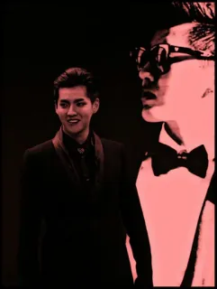 ♥ 4dd60980 Kris Wu piosenkarz, aktor, celebryta, Kris Wu, styl telegram sticker